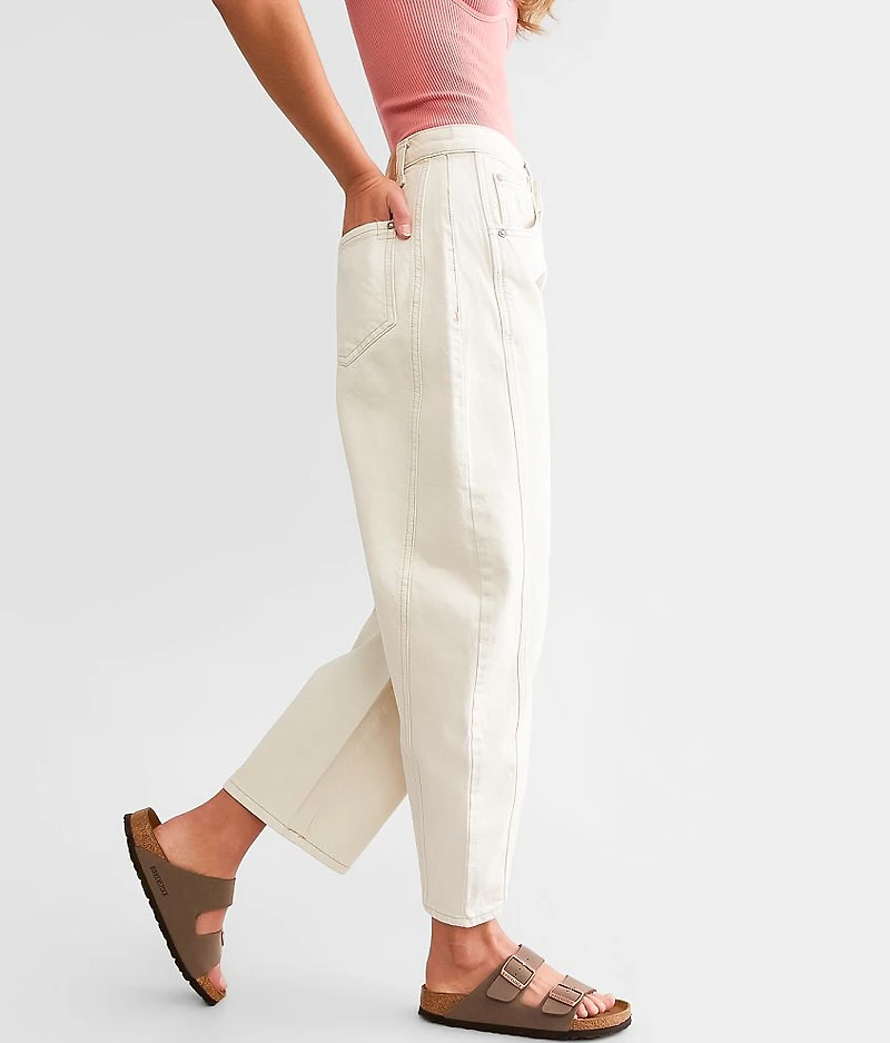 We The Free Good Luck Mid-Rise Barrel Jean