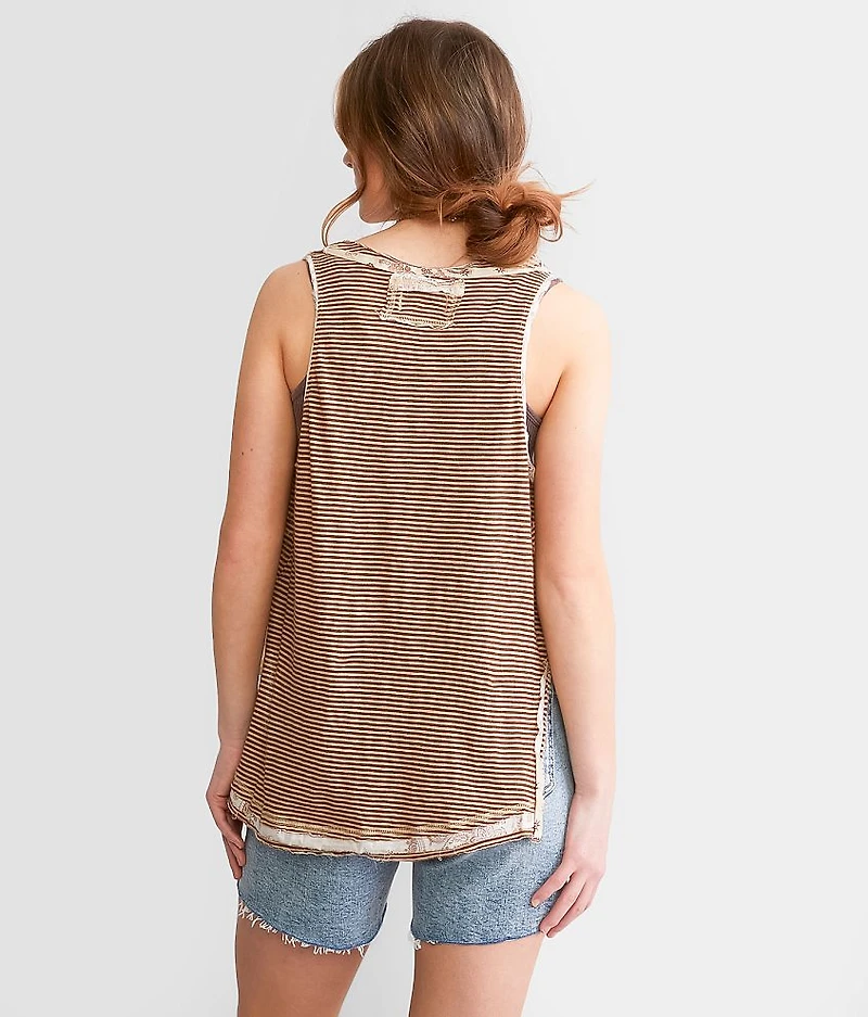 Love Language Henley Tank Top