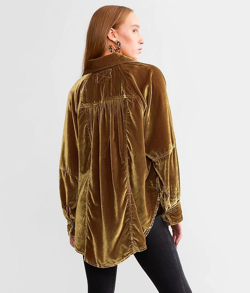 Night Skies Velvet Blouse