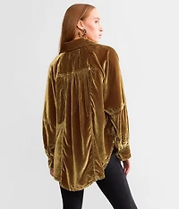 Night Skies Velvet Blouse