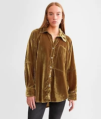 Night Skies Velvet Blouse