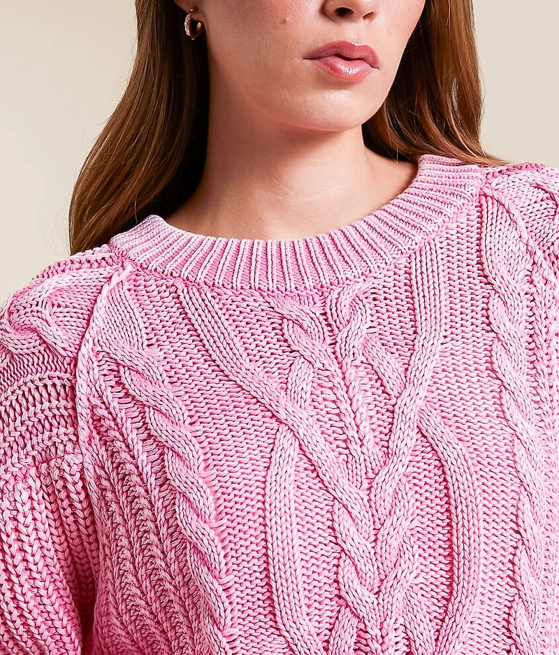 Frankie Cable Knit Sweater