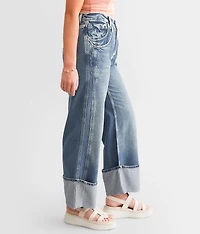 Final Countdown Wide Leg Cuffed Jean