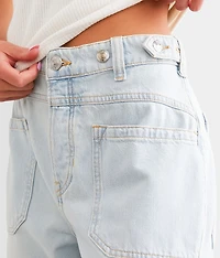 Palmer Wide Leg Cuffed Jean