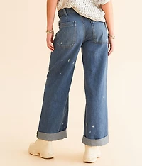Palmer Wide Leg Cuffed Jean