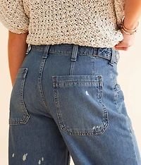 Palmer Wide Leg Cuffed Jean