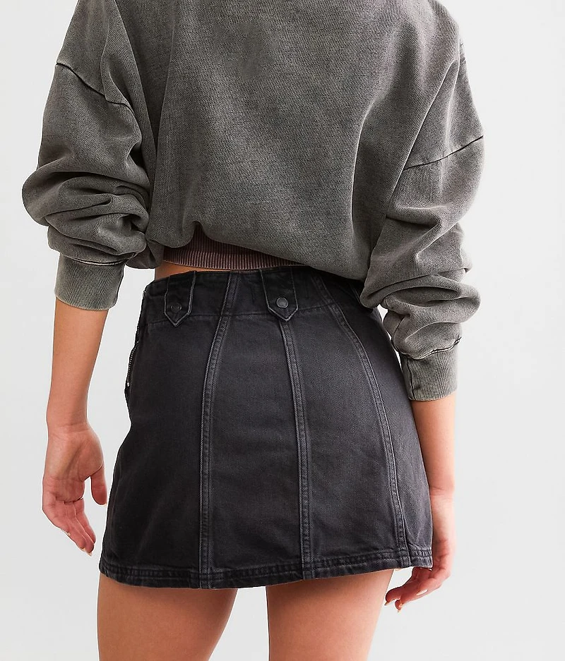 Runaway Denim Mini Skirt