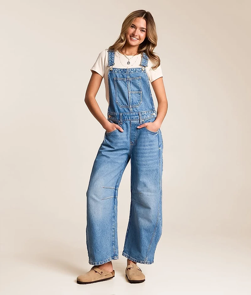 We The Free Good Luck Barrel Overalls
