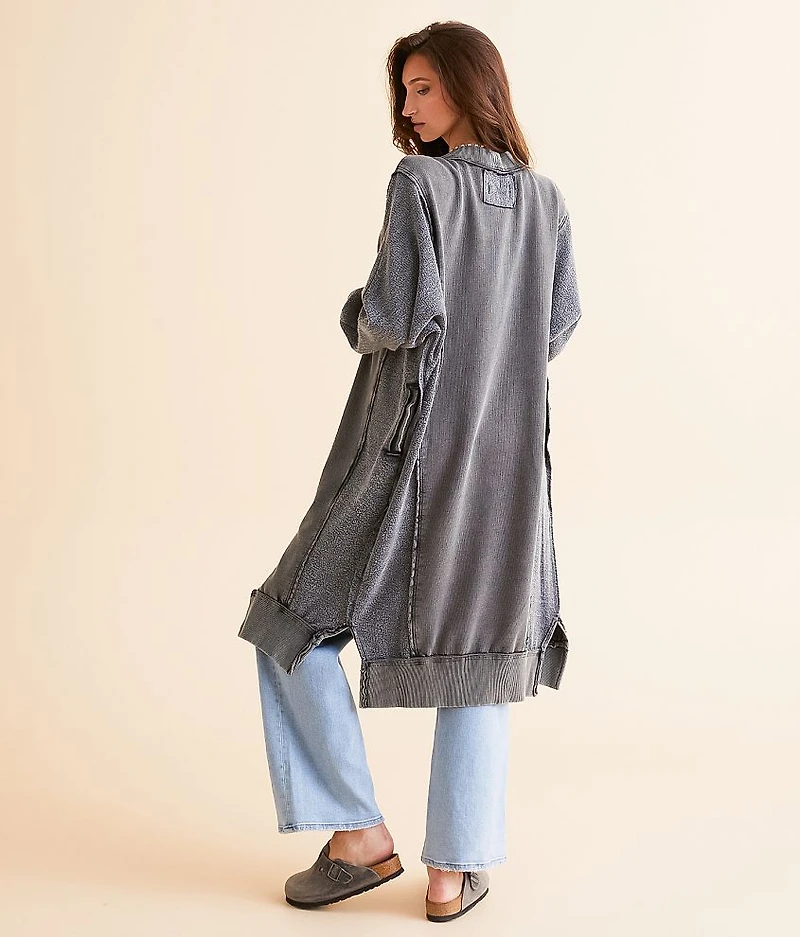 Dreamy Blue Oversized Cardigan