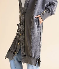 Dreamy Blue Oversized Cardigan