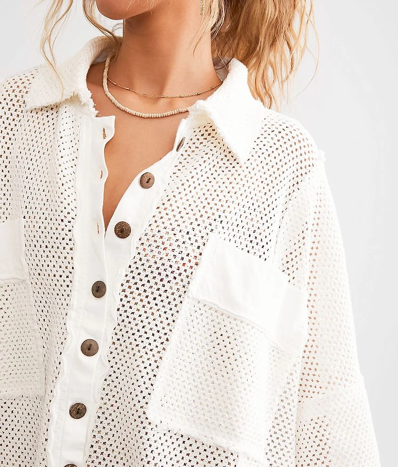 Stay On Oversized Shirt