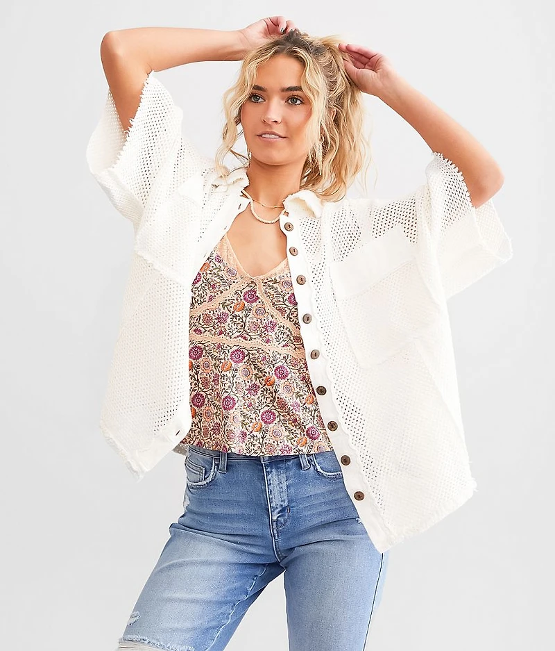 Stay On Oversized Shirt