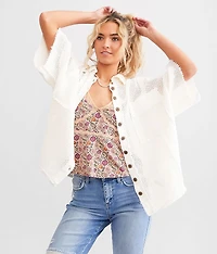 Stay On Oversized Shirt