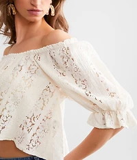 Stace Lace Cropped Top
