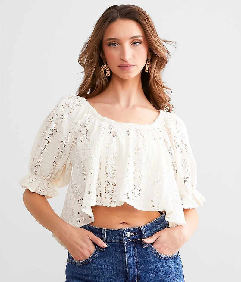 Stace Lace Cropped Top