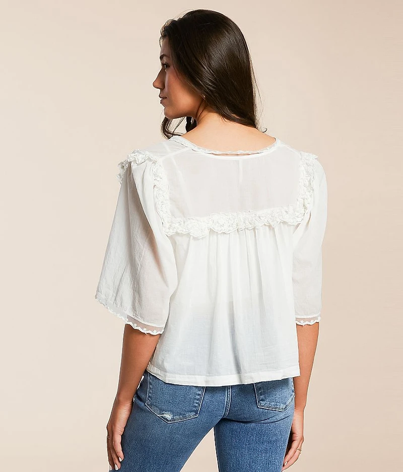 Luna Cropped Blouse