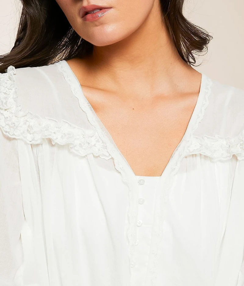 Luna Cropped Blouse