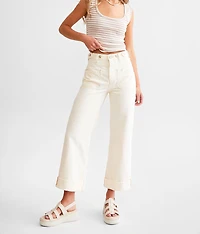 Palmer Wide Leg Cuffed Jean