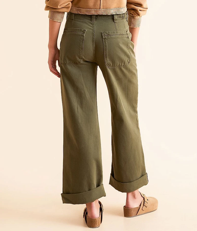 Palmer Wide Leg Cuffed Jean