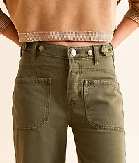 Palmer Wide Leg Cuffed Jean