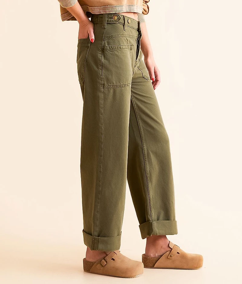 Palmer Wide Leg Cuffed Jean