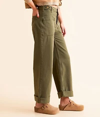 Palmer Wide Leg Cuffed Jean