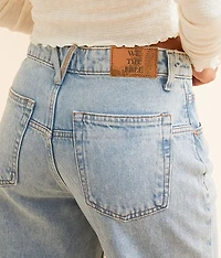 Deep Trance Dropped Boyfriend Cropped Jean