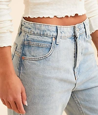 Deep Trance Dropped Boyfriend Cropped Jean