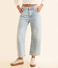 Deep Trance Dropped Boyfriend Cropped Jean