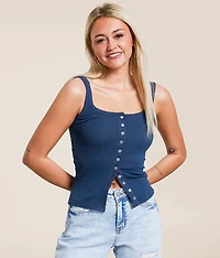 End Game Pointelle Tank Top