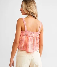 Picnic Party Cropped Tank Top