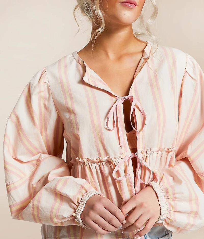 Striped Brunch Babe Top