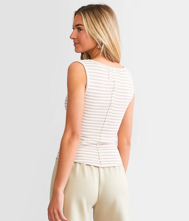 Hummingbird Striped Tank Top