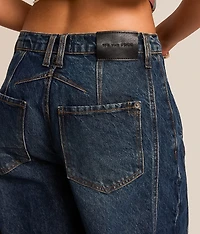 We The Free Good Luck Mid-Rise Barrel Jean