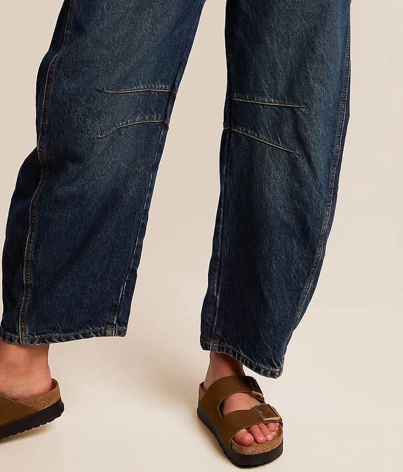 We The Free Good Luck Mid-Rise Barrel Jean