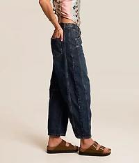 We The Free Good Luck Mid-Rise Barrel Jean