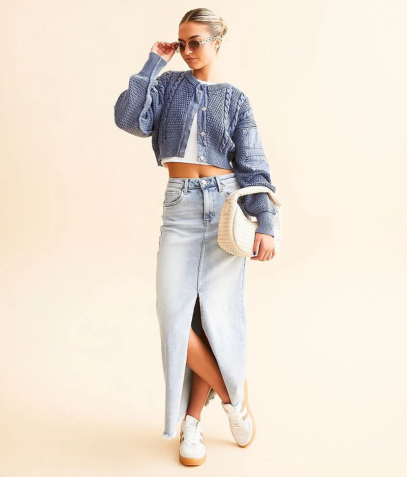 Heritage Cropped Cardigan Sweater