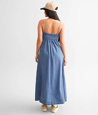 Just Jill Denim Maxi Dress