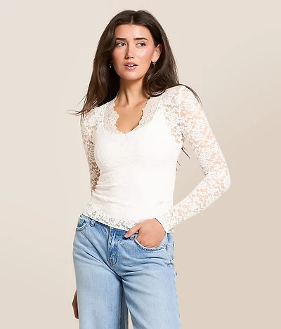 All Day Lace Top