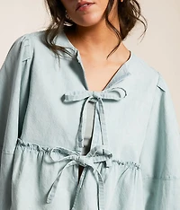 Denim Brunch Babe Top