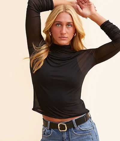 On Air Turtleneck Top