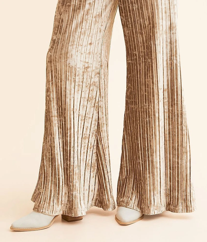 Star Sign Velvet Flare Pant