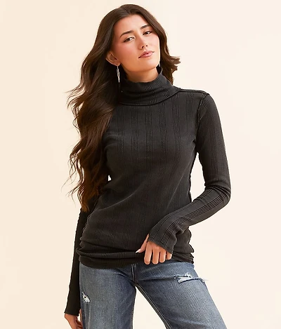 Free People Brynn Turtleneck Tunic Top