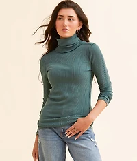 Brynn Turtleneck Tunic Top