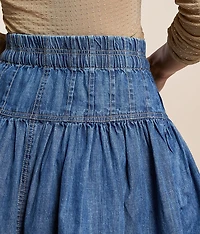 Roselle Denim Mini Skirt