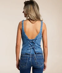 A Moment Time Denim Vest