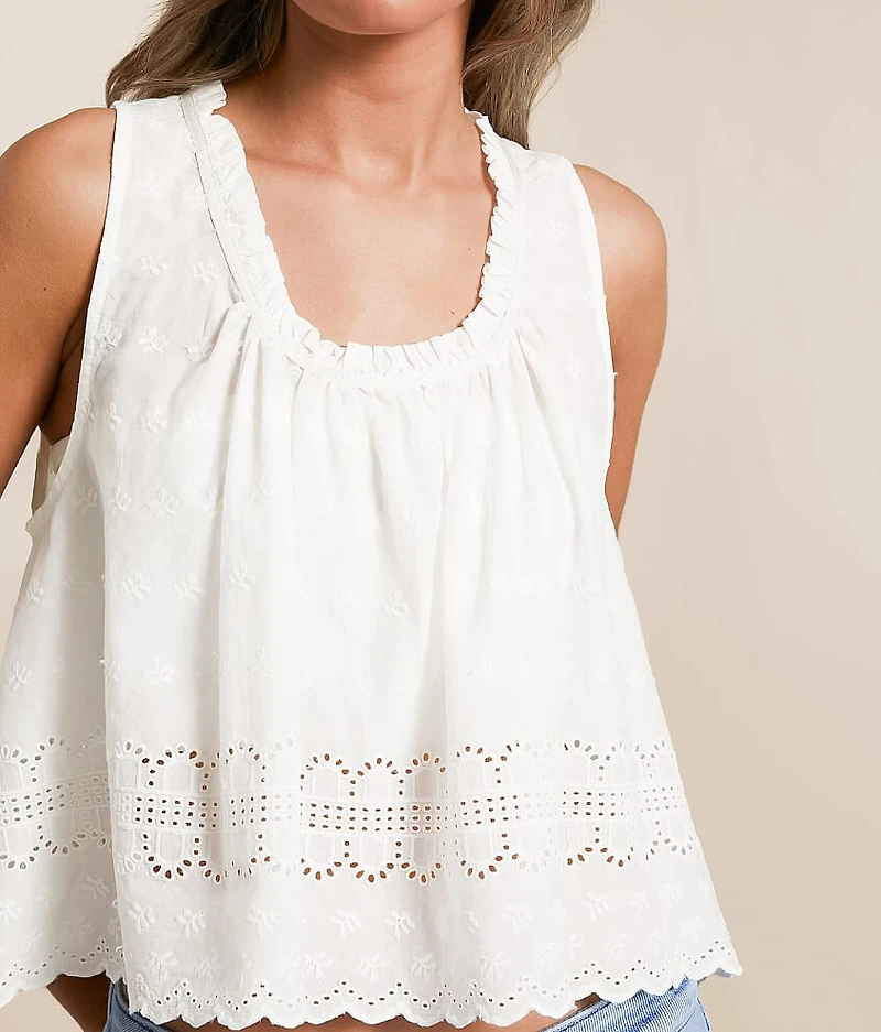 Marina Eyelet Tank Top