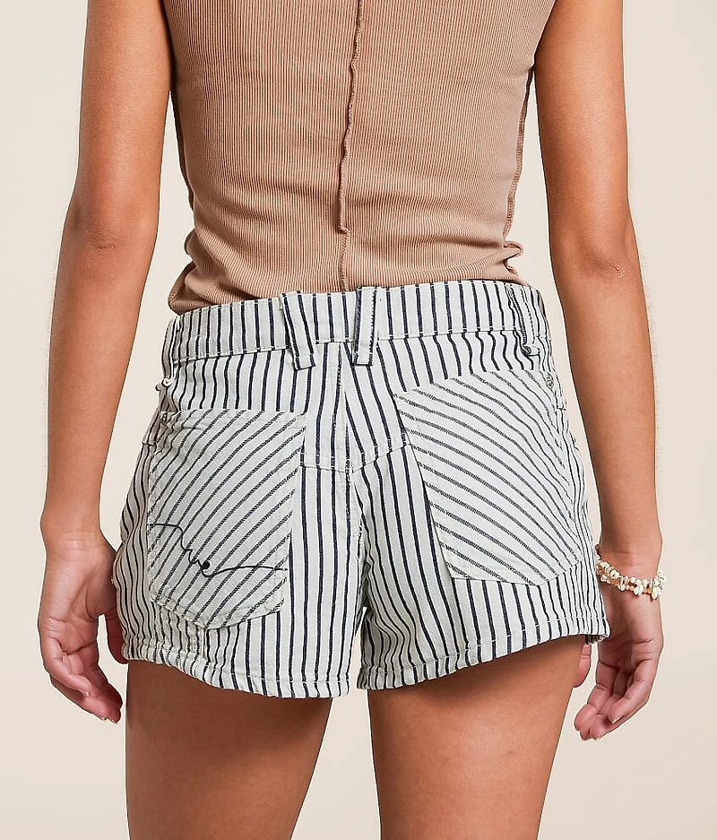 Now Or Never Striped Railroad Short