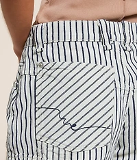 Now Or Never Striped Railroad Short