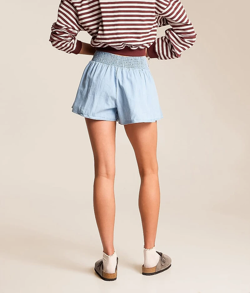 Paradise Found Denim Skort